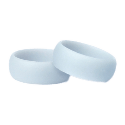 ATOM - Mens 9mm Moon Blue Silicone Ring