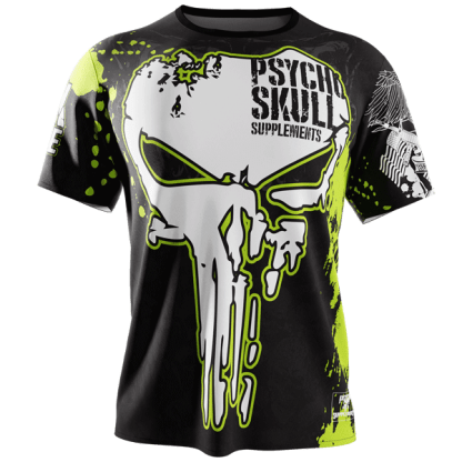 Psycho Skull Never Settle - Black & Green