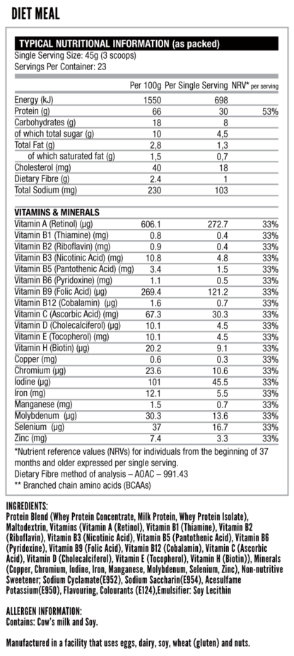 Nutritech - Diet Meal 1kg - Image 2