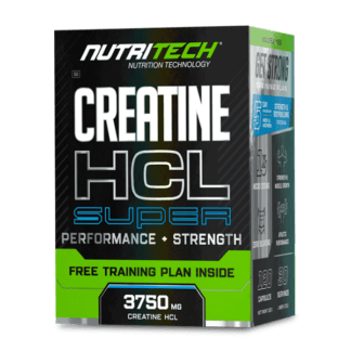 Nutritech - Creatine HCL (120 Caps – 30 Servings)