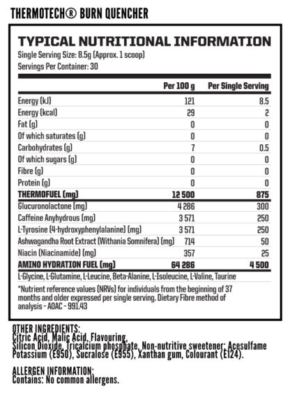 Nutritech - THERMOTECH BURN QUENCHER 250g - Image 2
