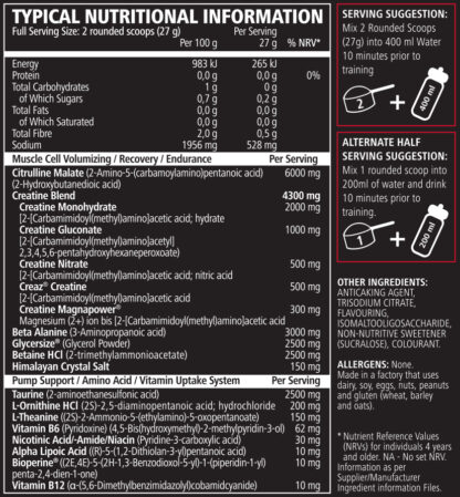 TNT - Intense Pump (40 Servings) - Image 2