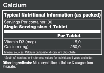 Nutritech - Calcium Tablets - Image 2