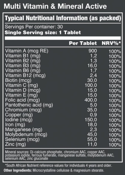 Nutritech - Multi Vitamin & Mineral - Image 2