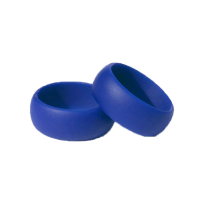 ATOM - Mens 9mm Comet Blue Silicone Ring