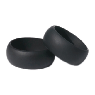 ATOM - Mens 9mm Gravity Grey Silicone Ring