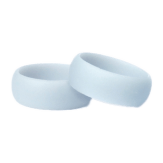 ATOM - Mens 9mm Moon Blue Silicone Ring