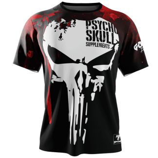 Psycho Skull Bleeding - Black & Red