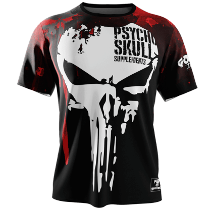 Psycho Skull Bleeding - Black & Red