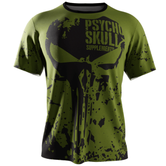Psycho Skull Don't Quit - Green