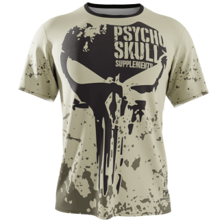 Psycho Skull Don't Quit - Khaki