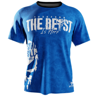 Psycho Skull Fuck Fear - Blue & White