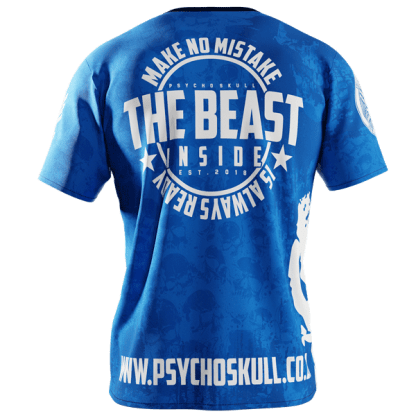 Psycho Skull Fuck Fear - Blue & White - Image 2