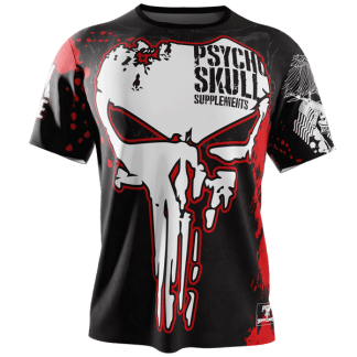 Psycho Skull Never Settle - Black & Red