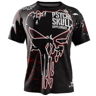 Psycho Skull The Pain Is Real - Black & Red