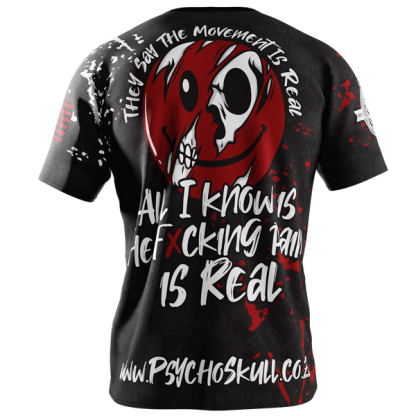 Psycho Skull The Pain Is Real - Black & Red - Image 2