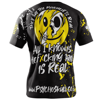 Psycho Skull Broken - Black & Yellow - Image 2
