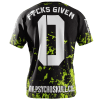 Psycho Skull Zero Fucks - Black & Green - Image 2