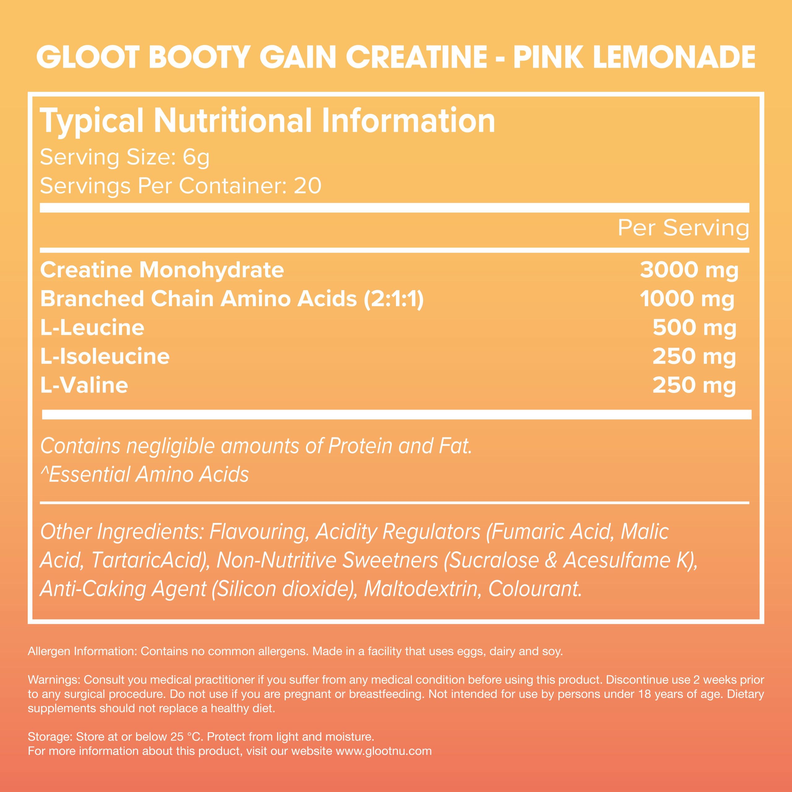Gloot - Booty Gain Creatine - Image 2